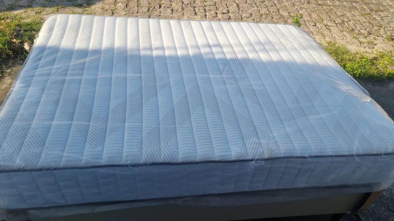 Cama Box Casal - NOVA no plástico!! - Foto 2