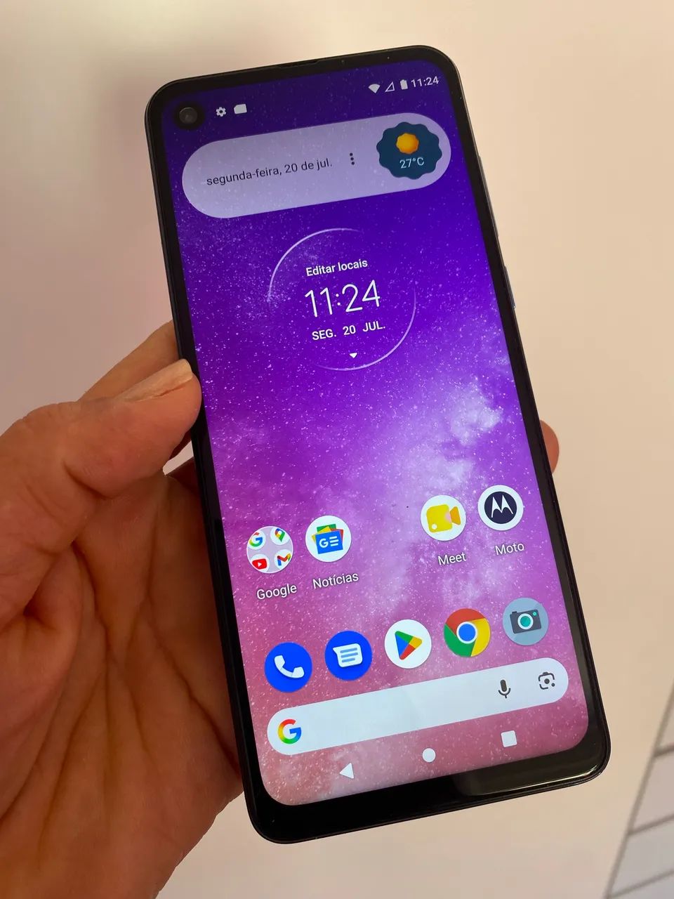 Celular motorola one vision 
