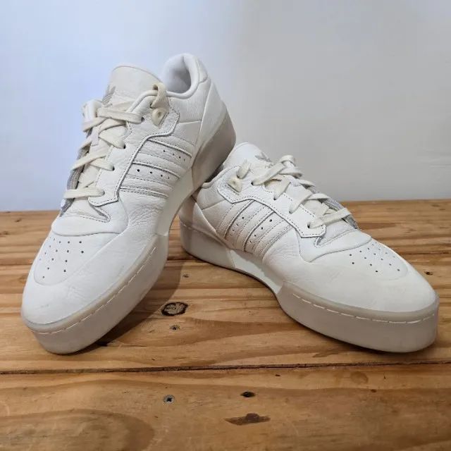 Tênis adidas Rivalry Lux Low Branco Couro - Tam 41 - Foto 4