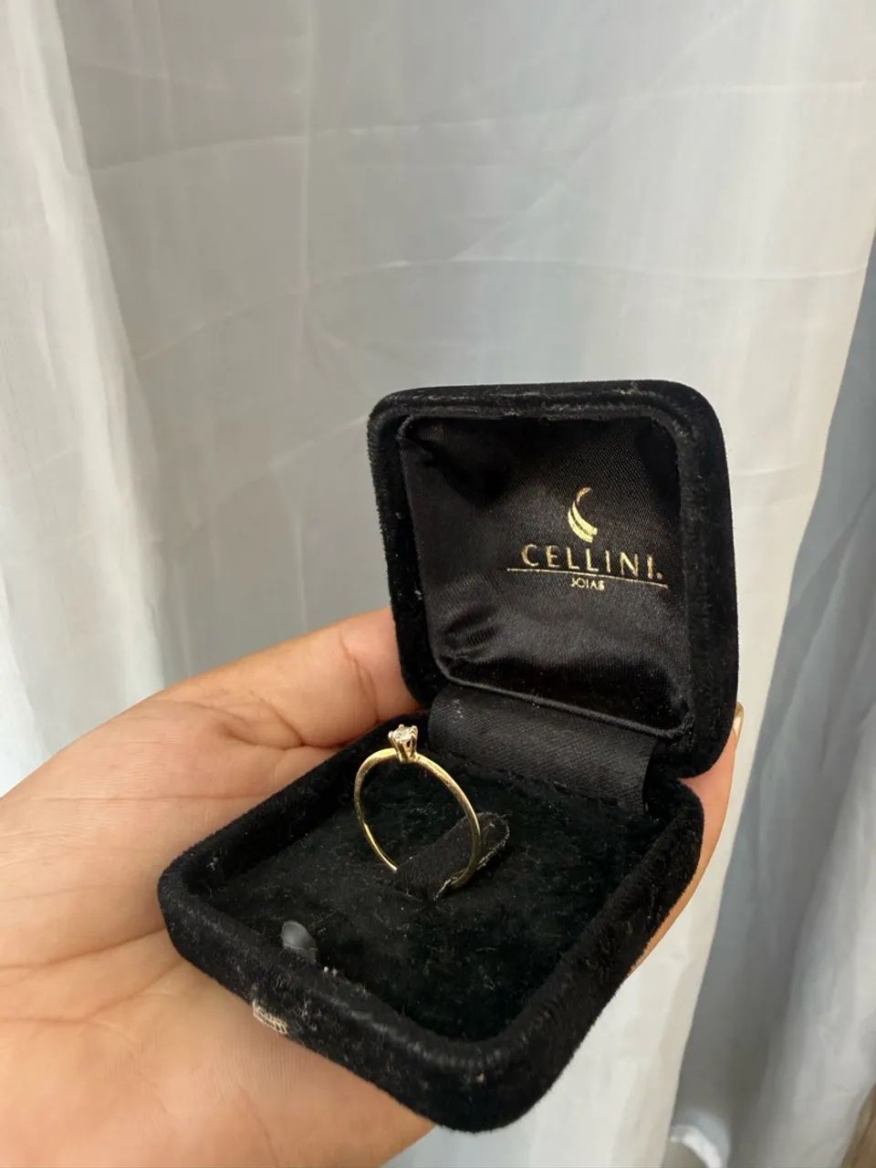 Anel ouro 18 K