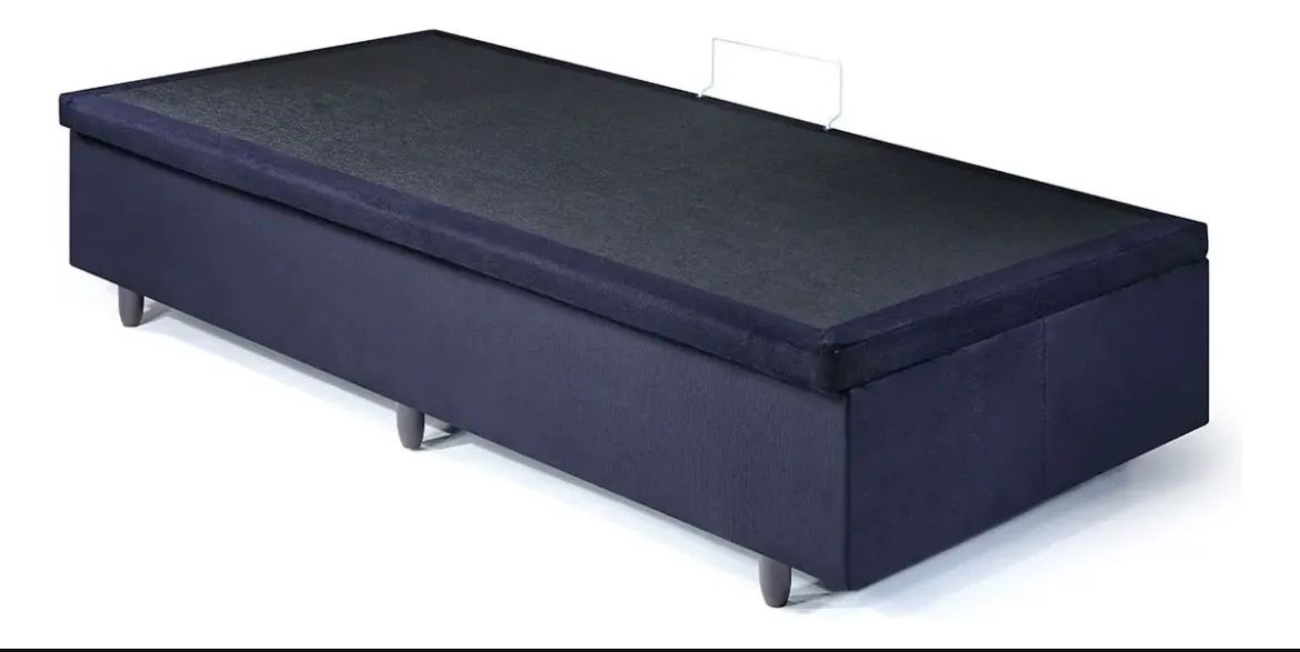 Box Baú Solteiro Suede 88x188x41 - Foto 3