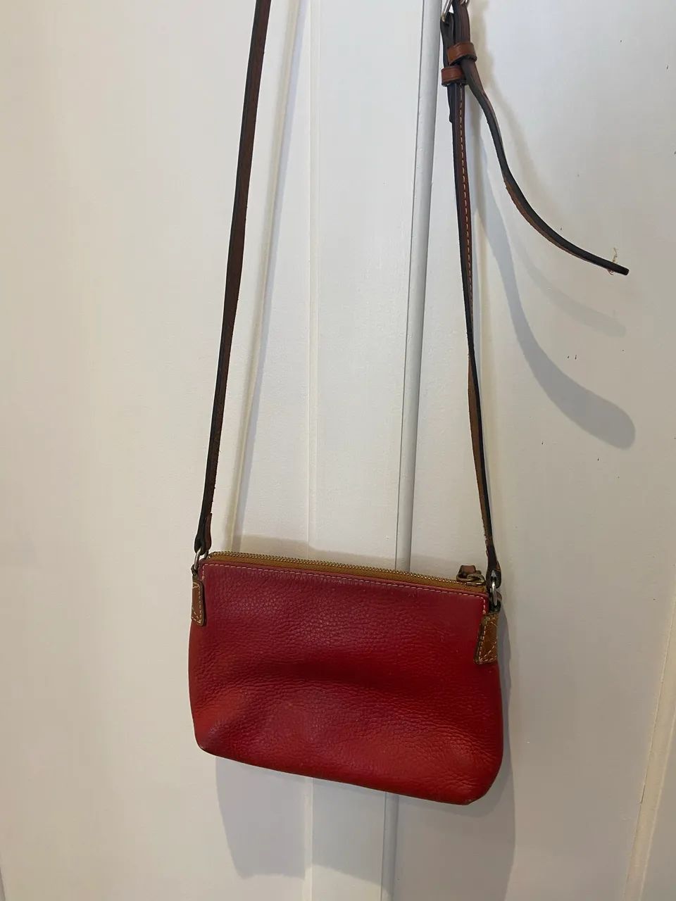 Bolsa dooney & bourke couro natural dos EUA   - Foto 2