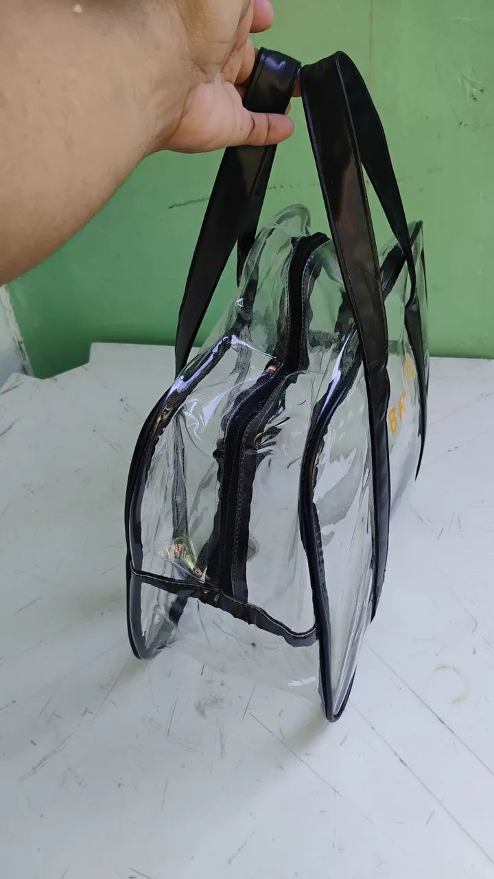 Bolsa transparente grande  - Foto 3