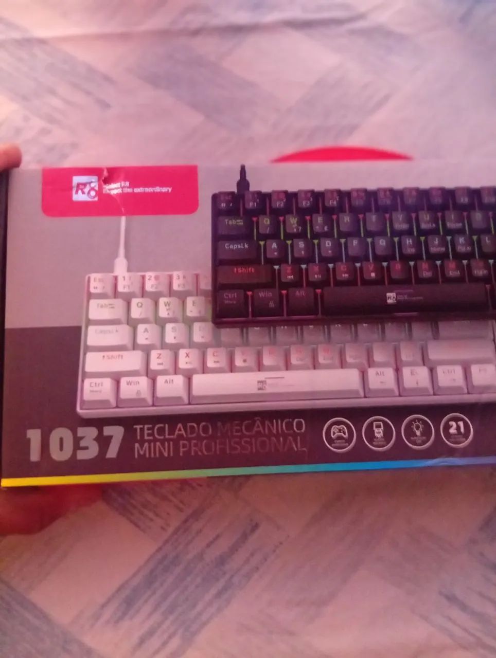 Vendo TECLADO MECÂNICO MINI PROFISSIONAL  - Foto 2