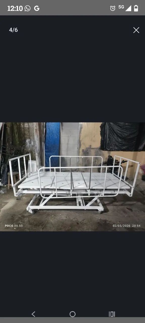 CAMA HOSPITALAR TRÊS MANIVELAS  - Foto 6
