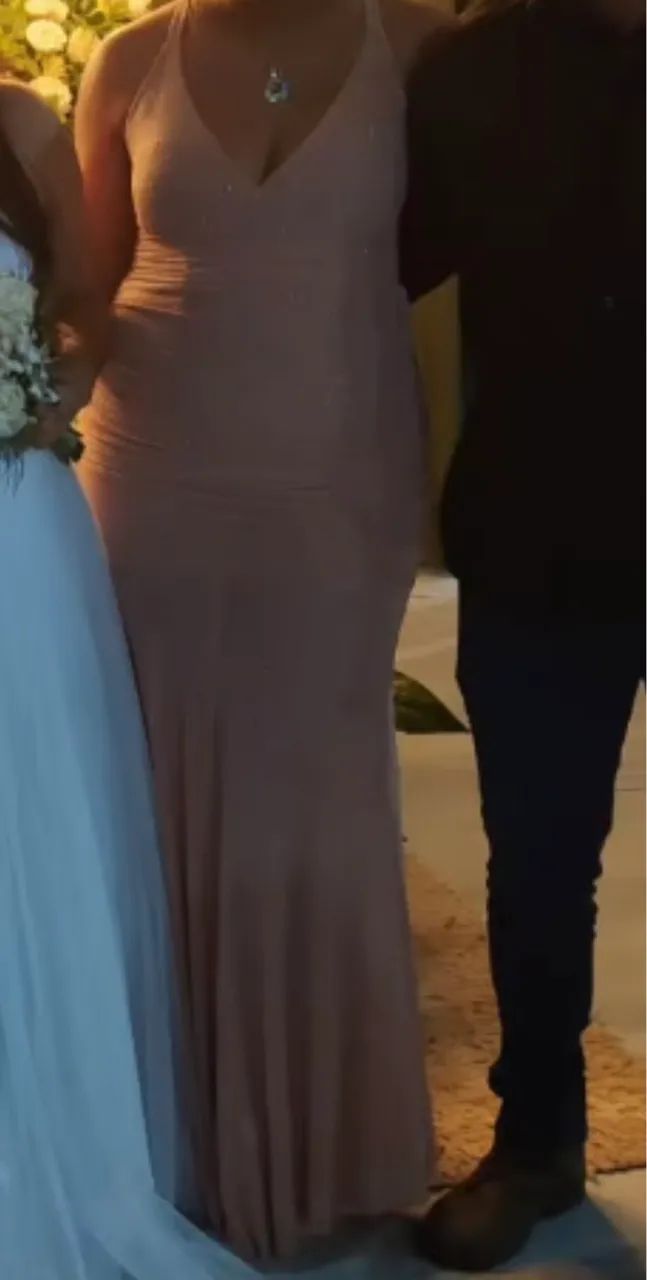 Vestido longo de festa