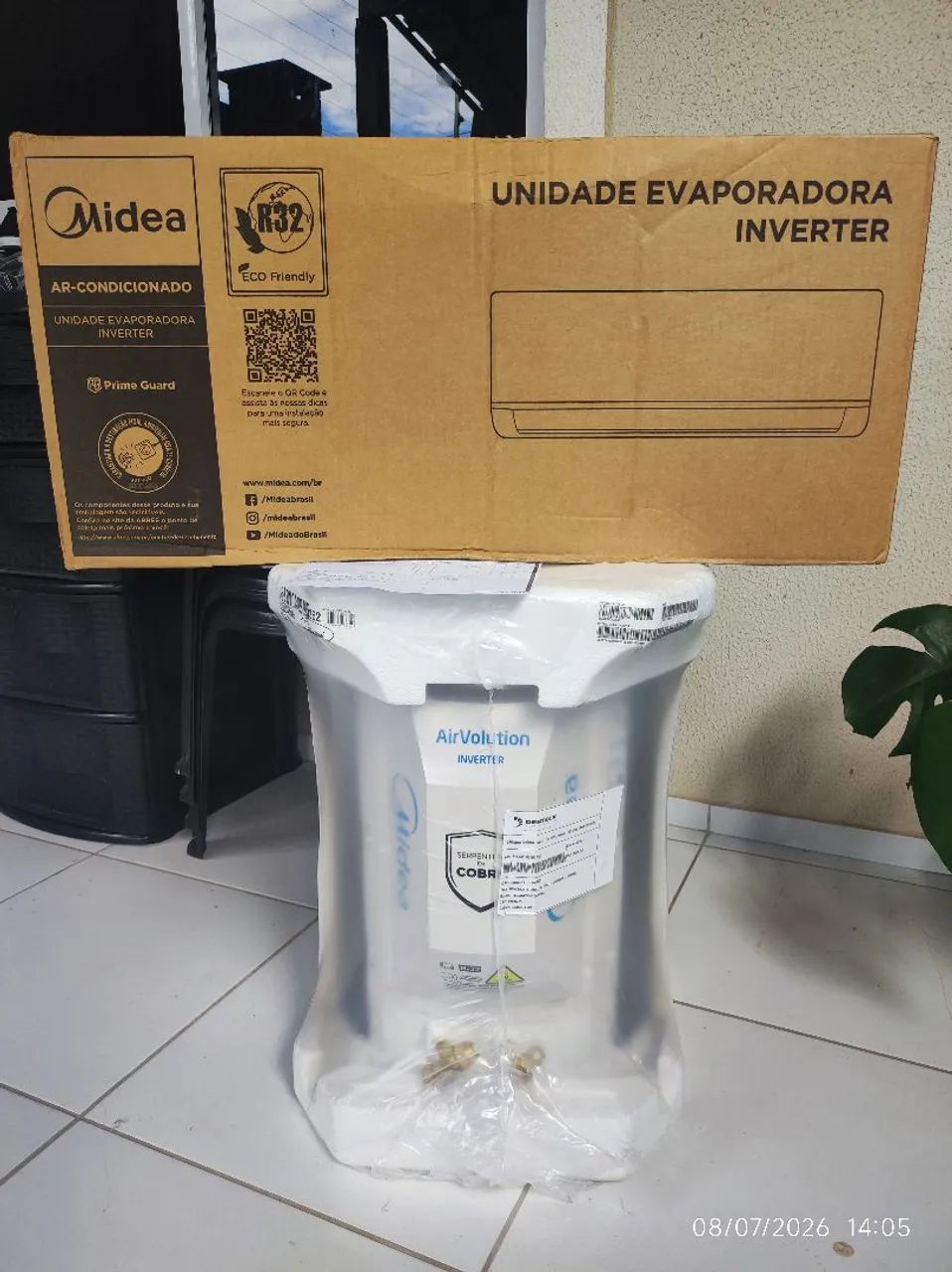 Ar-Condicionado Split 9.000 BTUs<br>