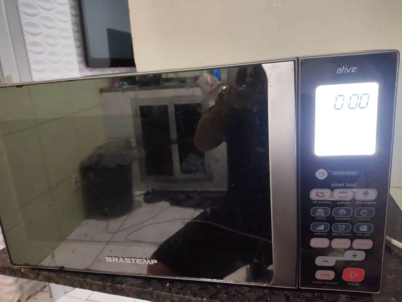 Microondas e Grill espelhado com garantia  - Foto 2