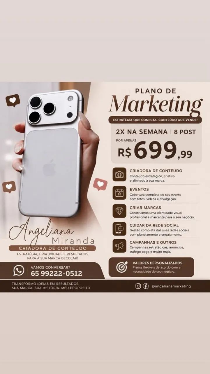 Criadora de conteúdo marketing 