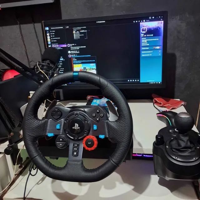 Volante/Pedais LOGITECH G29 + Câmbio LOGITECH - Foto 2