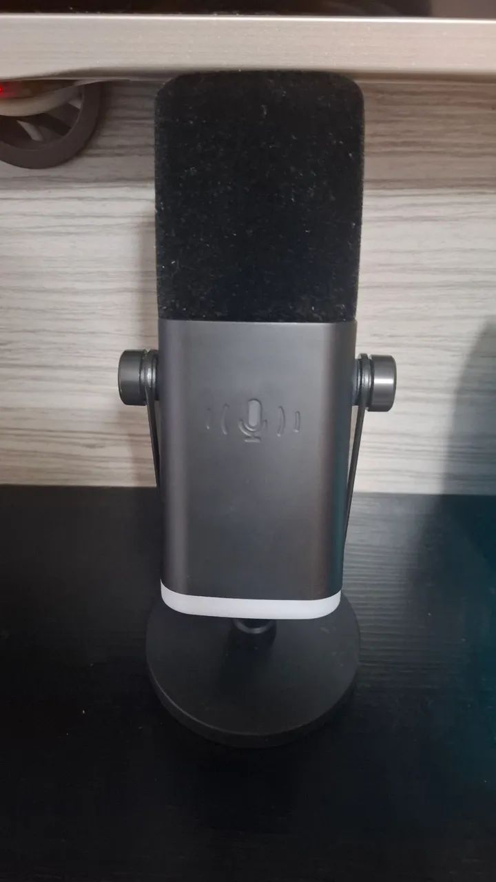 Microfone Fifine Usb/xlr Am8 Dinâmico Cardioide Cor Preto - Foto 4