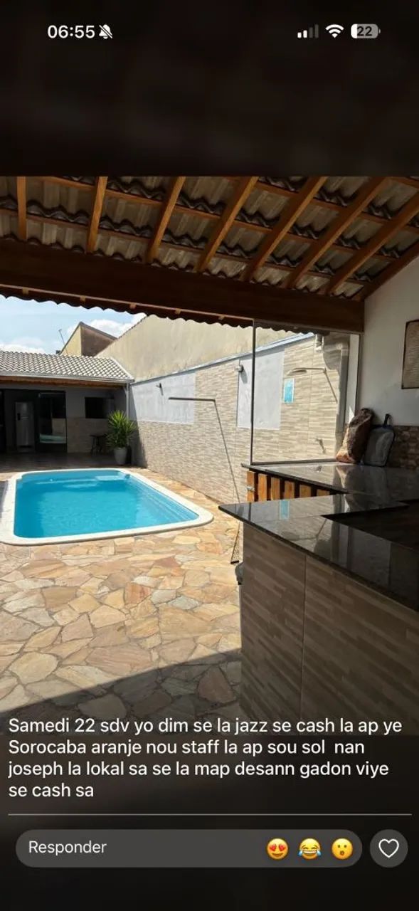 Lazer com piscina 