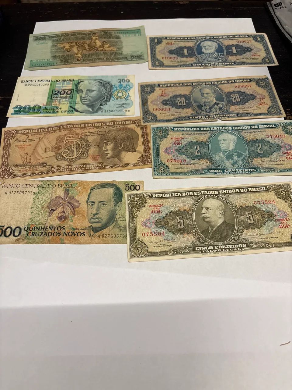 Cédulas antigas 