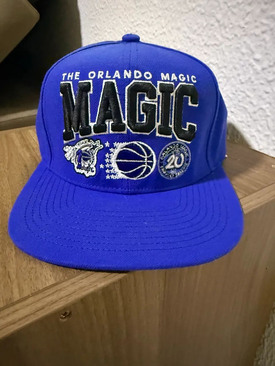 Boné Mitchell & Ness Original NBA Orlando Magic Azul Premium Novo