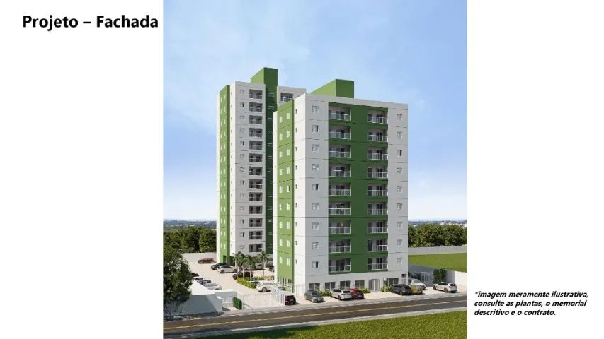 Apartamento com 2 dormitórios sendo 1 suite - 64m²  