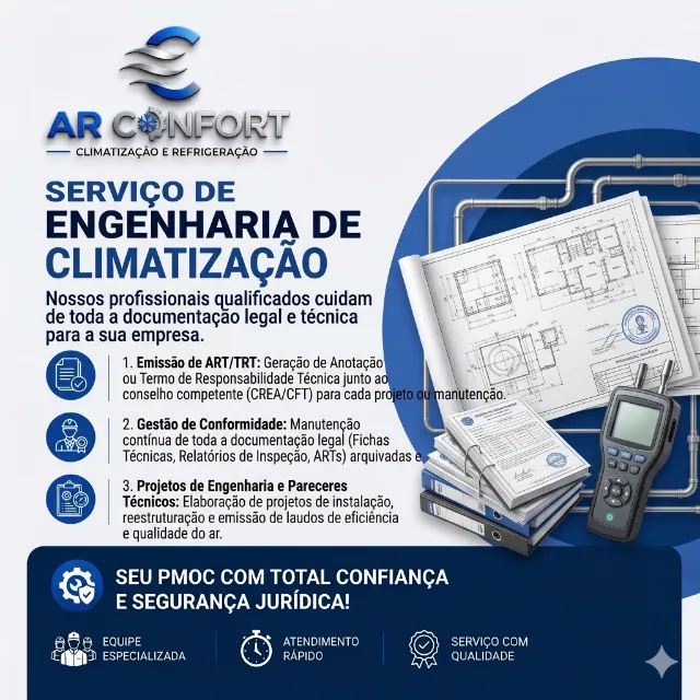 PMOC Completo com Responsabilidade Técnica (TRT/CAT) - Empresas - Foto 2