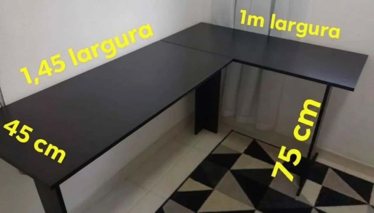 Black L-shaped table65048988320771120