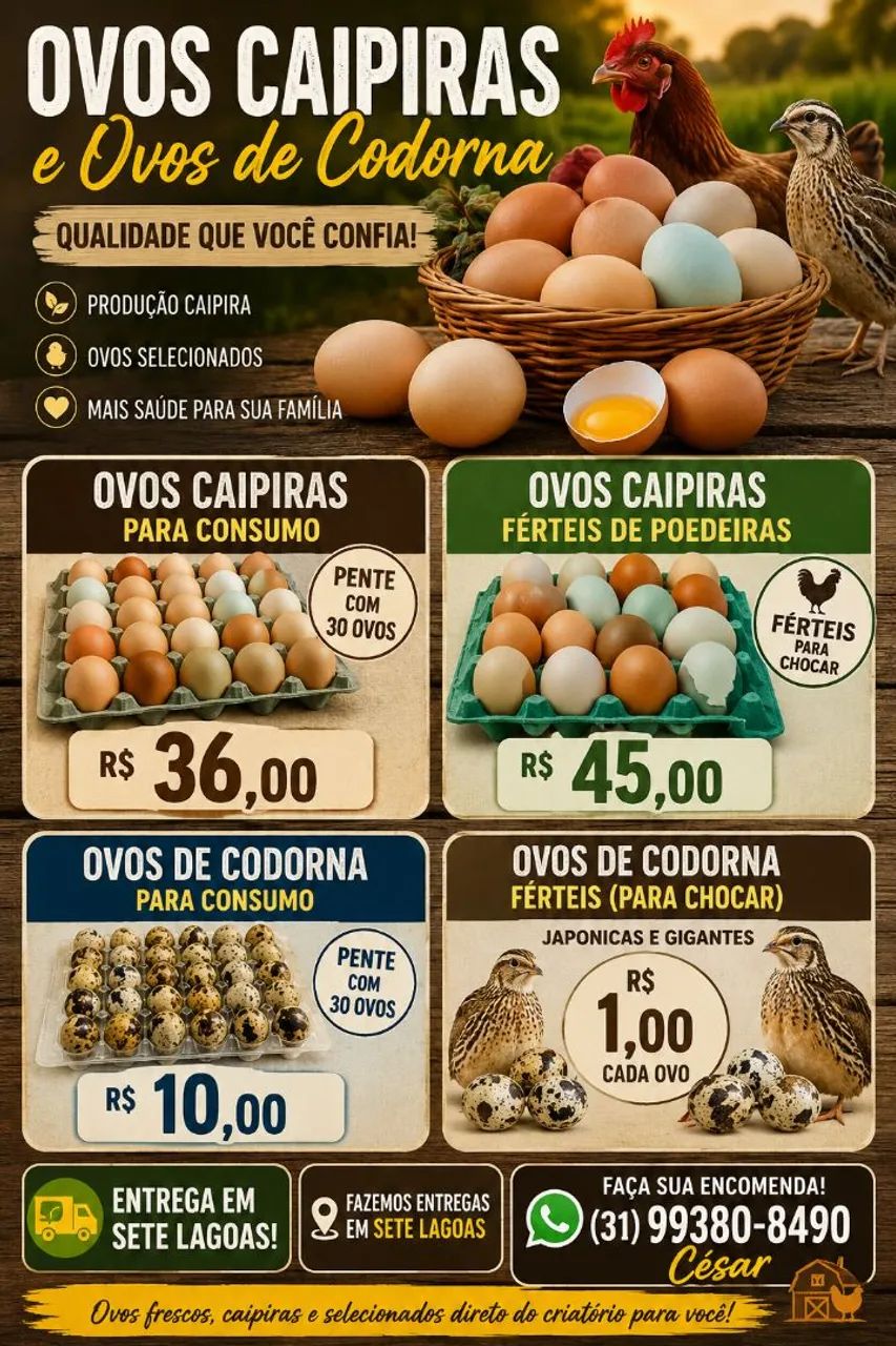 Ovos Caipira 