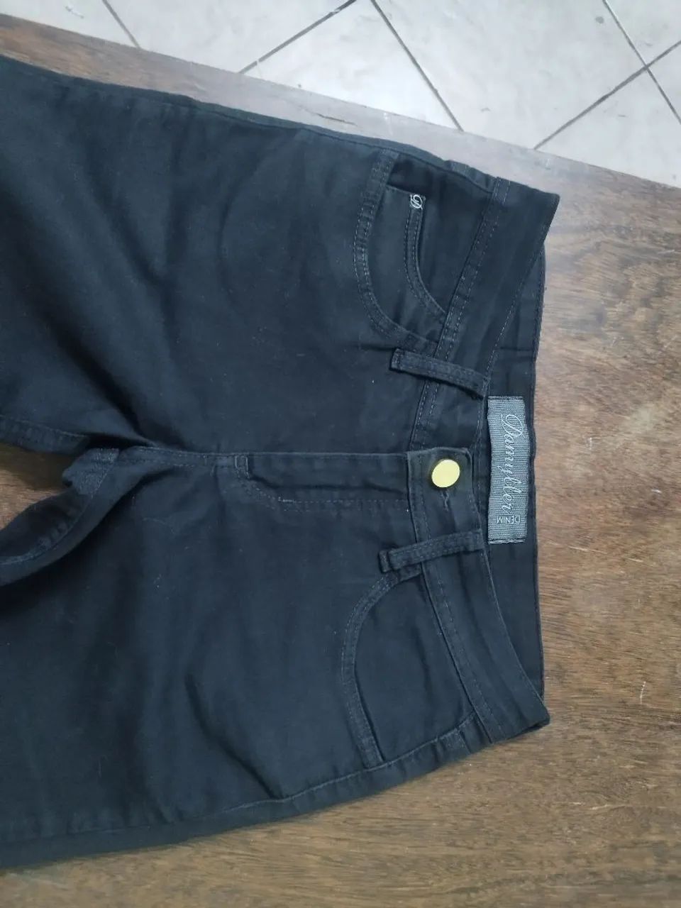 Calça sarja preta  - Foto 2