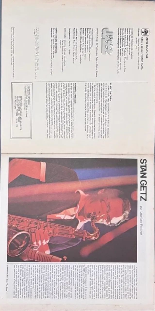 Stan Getz Gigantes do Jazz 1983 Lp Vinil - CDs, DVDs etc - Vila