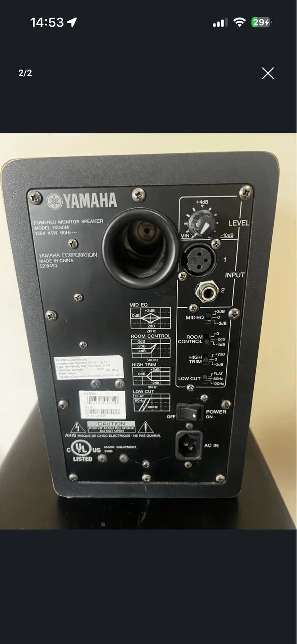 MONITOR YAMAHA HS5  - Foto 4