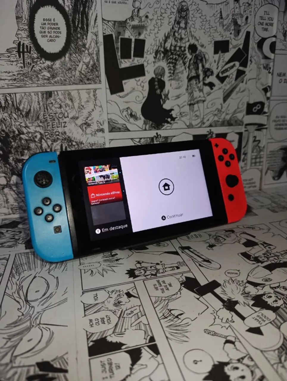Console Nintendo Switch V1 + Carregador (Funcionando 100%)