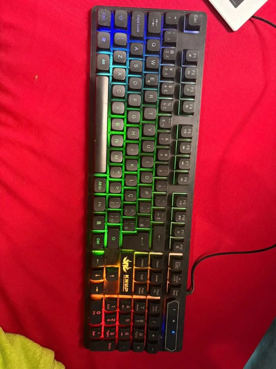 Teclado gamer da marca Knup. - Foto 3