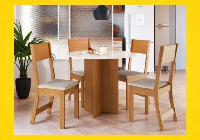 Mesa de Jantar MDF Nova65704316420995120