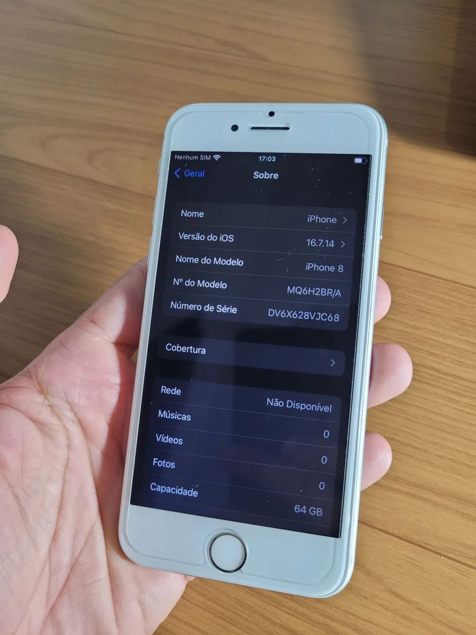 iPhone 8 64GB Muito Conservado | Bateria 100% | Touch ID OK