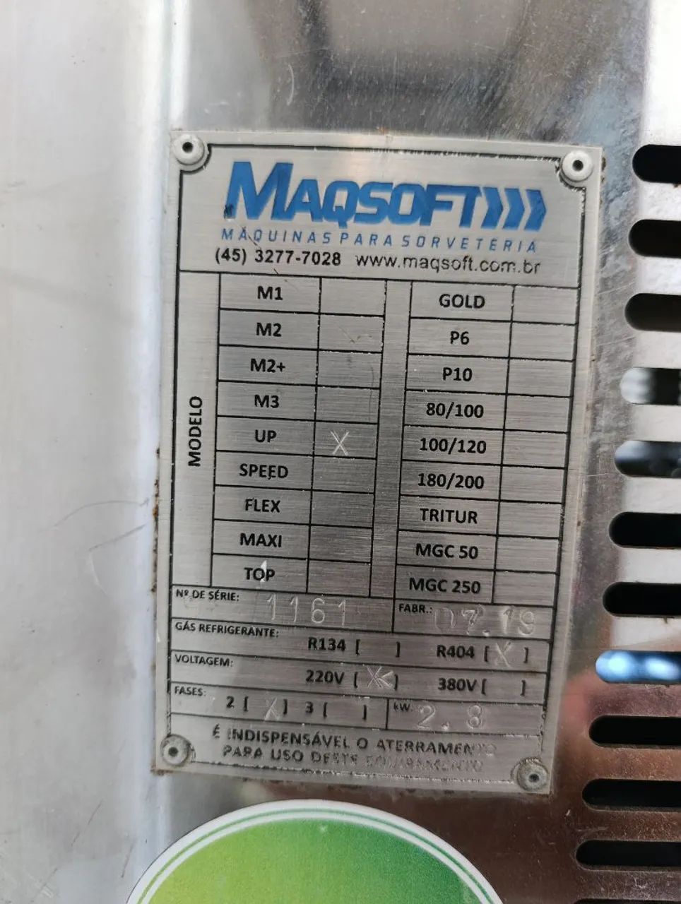Maquisosft UP - máquina de Açaí 