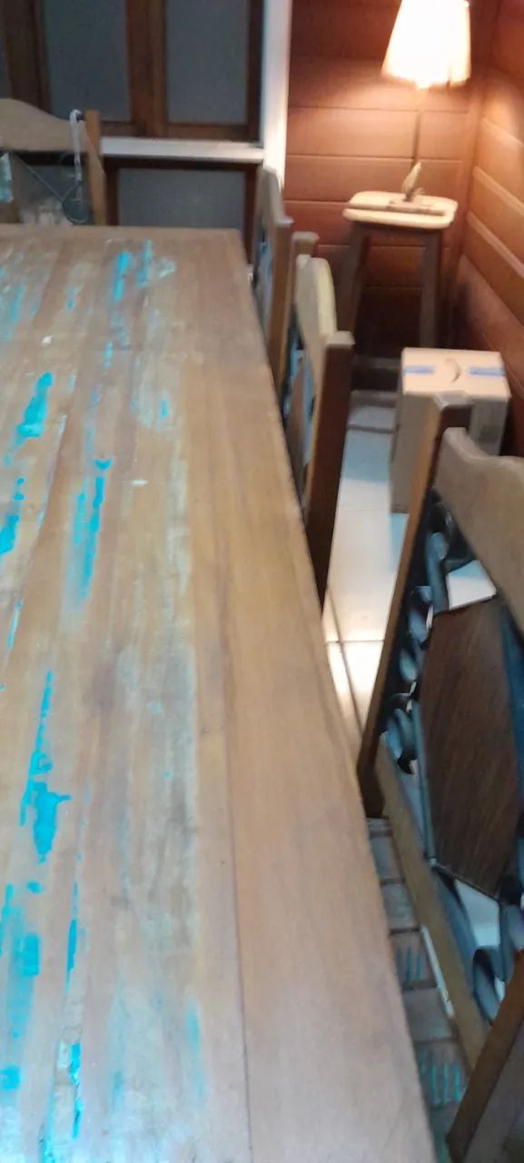 Mesa de madeira e demolição  - Foto 5