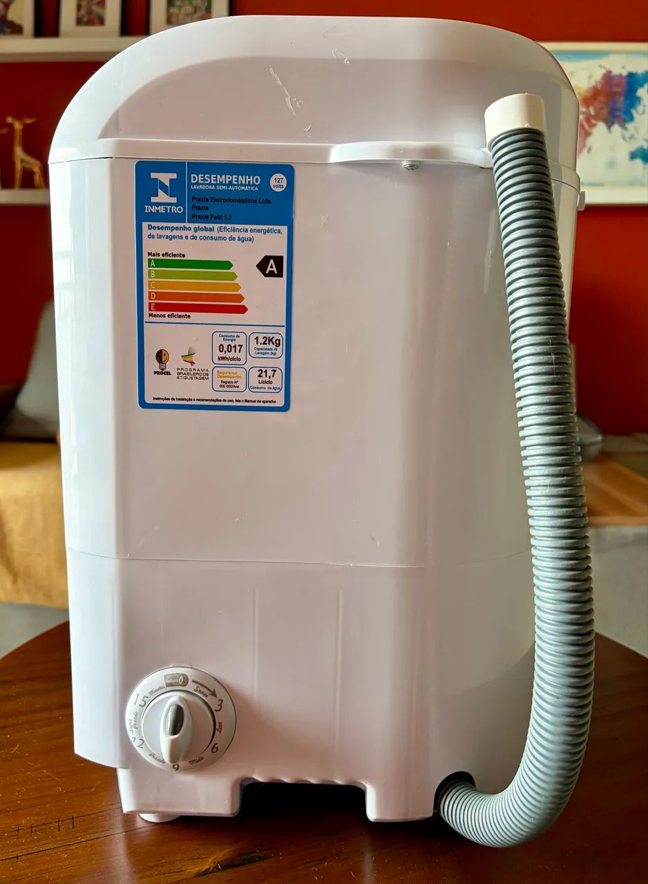 Mini Lavadora Praxis Petit 1,2 kg - Funcionando Perfeitamente - Foto 3