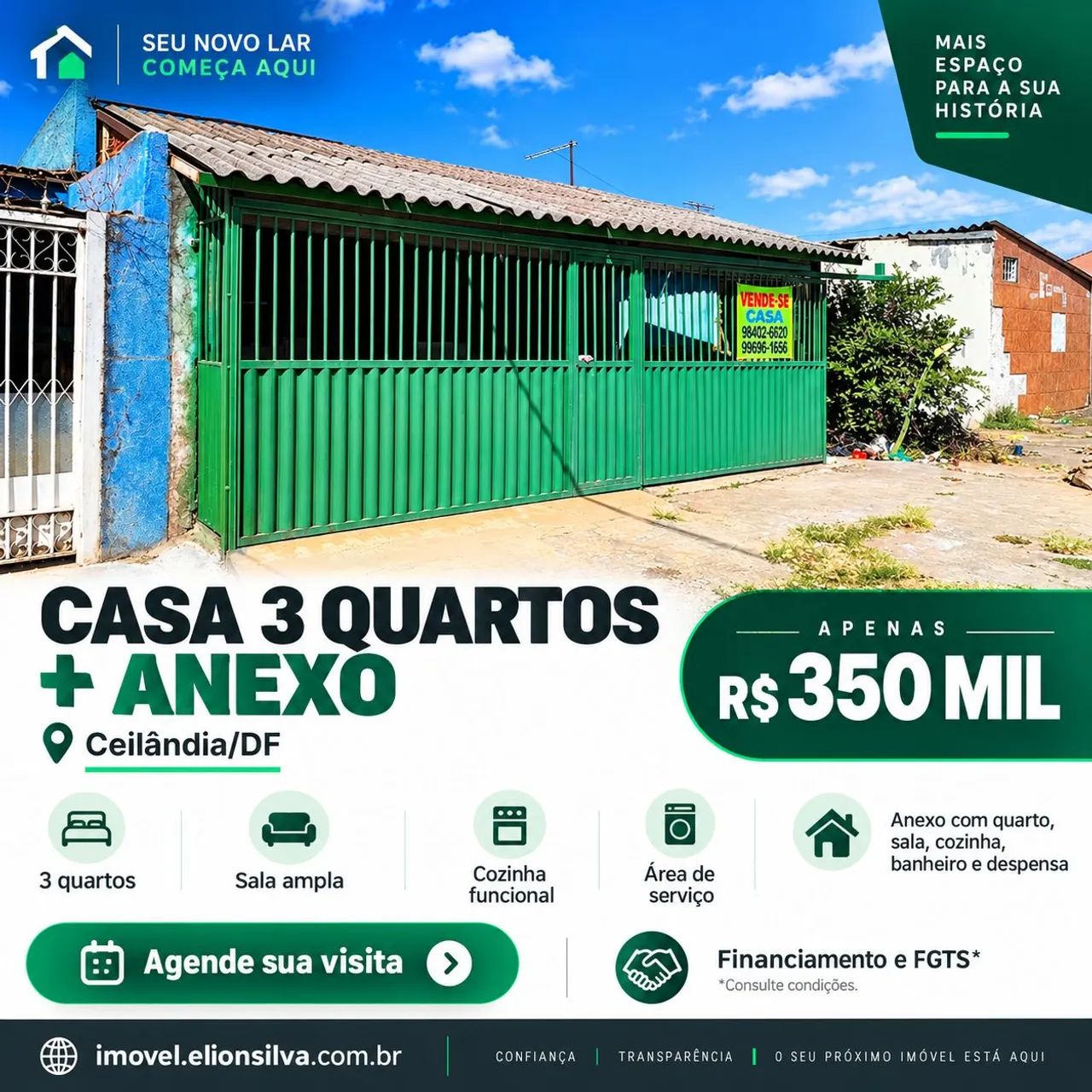 Casa 3 Quartos - Oportunidade