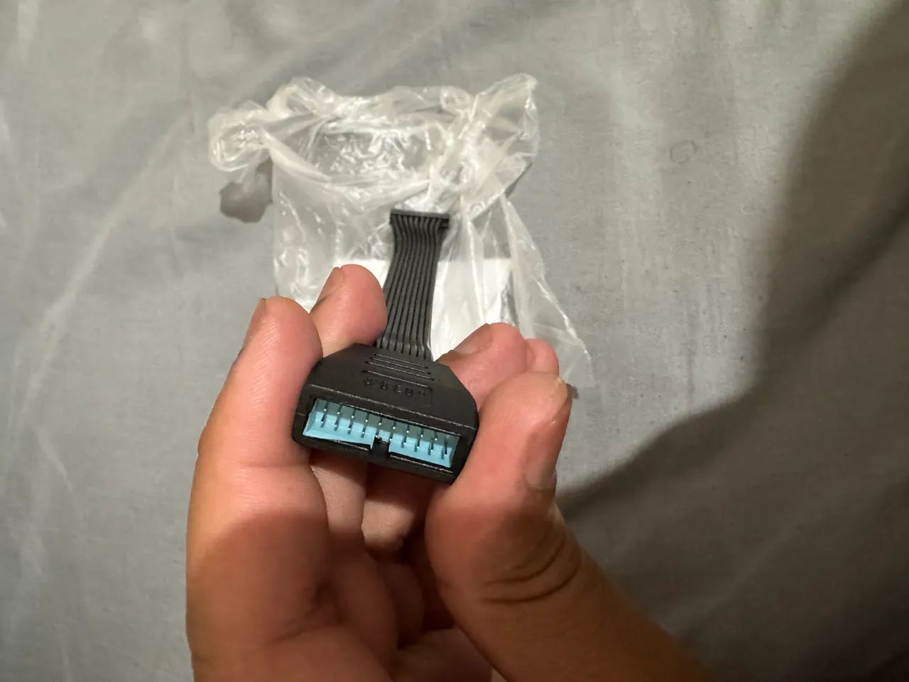 Adaptador cabo usb 3.0 placa mae - Foto 2