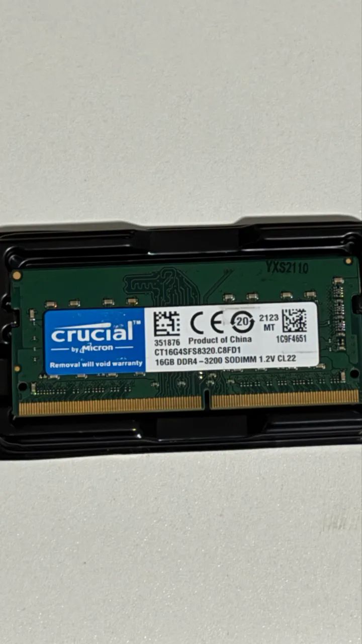 DDR4 3200 16 Gigas Notebook