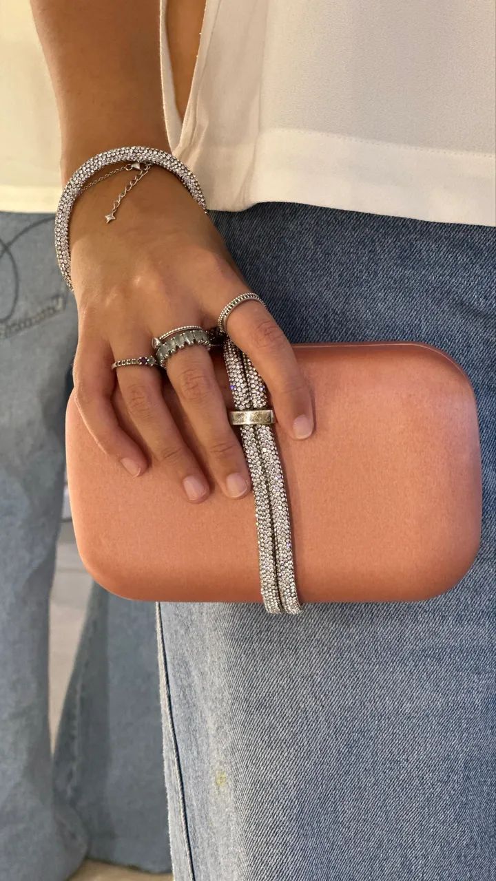 Clutch rosa - Foto 5