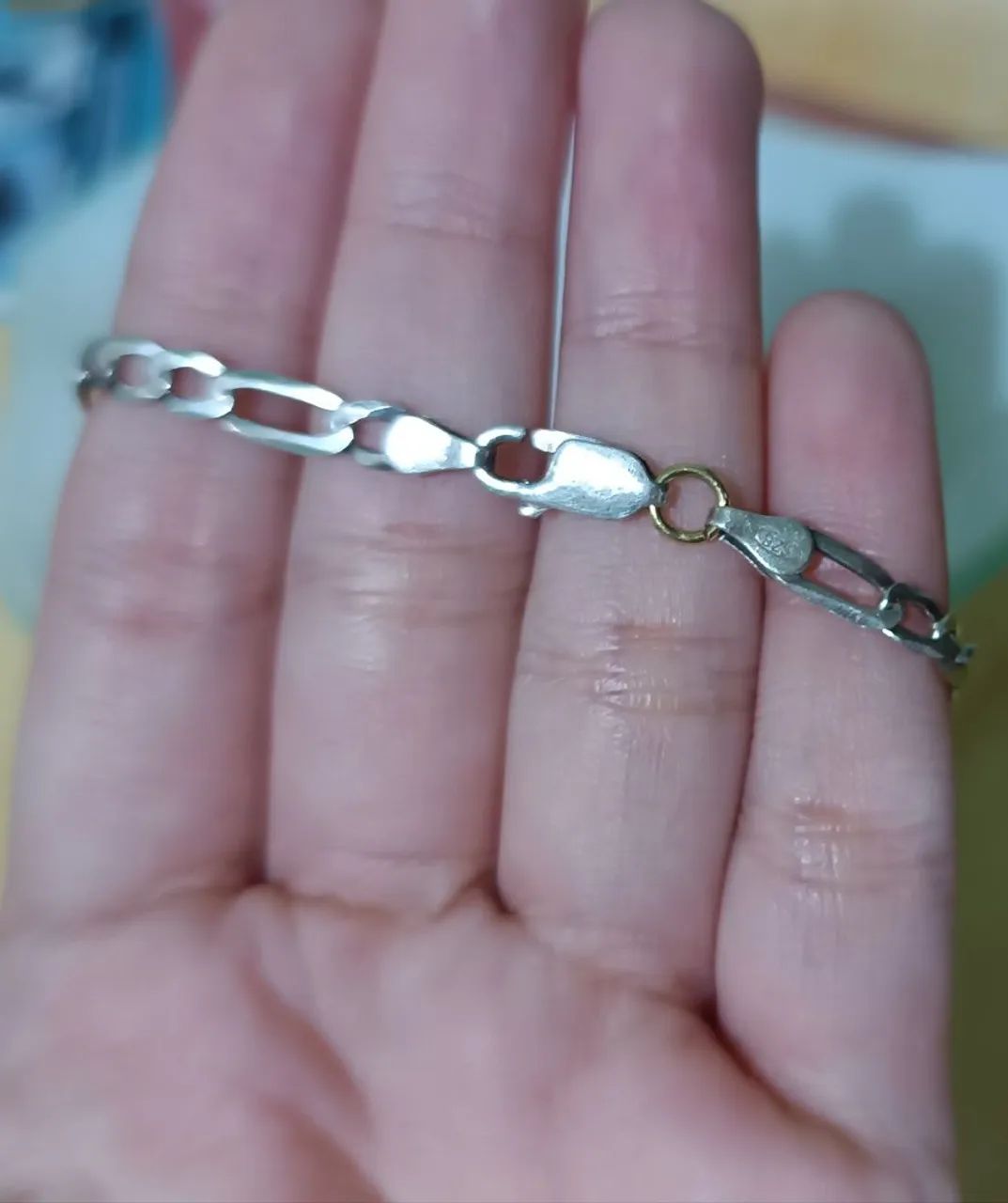 pulseira masculina prata 925 italiana - Foto 4