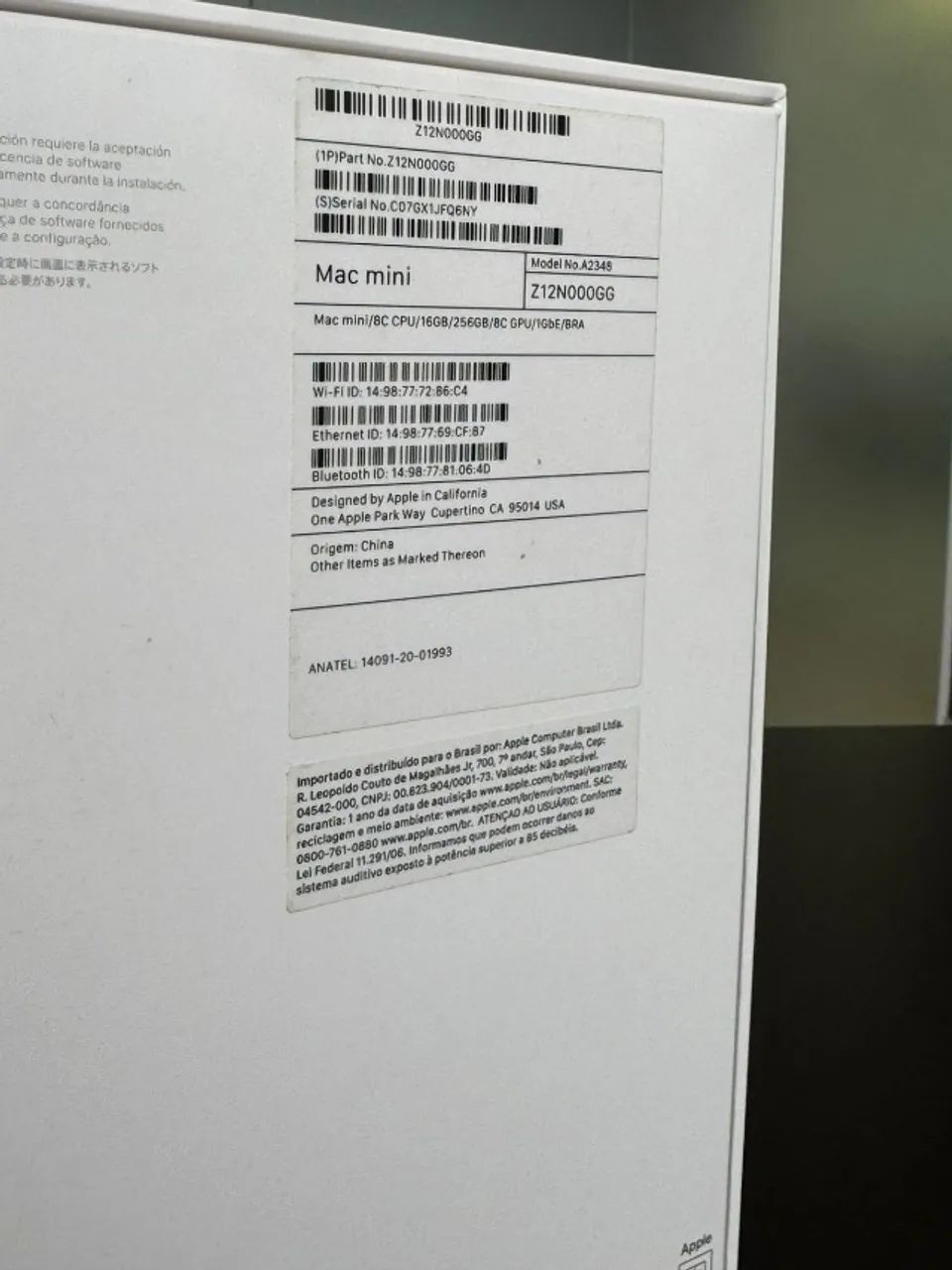 Mac Mini M1 16GB RAM 256GB SSD  Silver - Foto 2