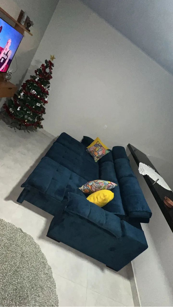 Sofá retrátil e reclinável 6 meses de uso - Foto 2
