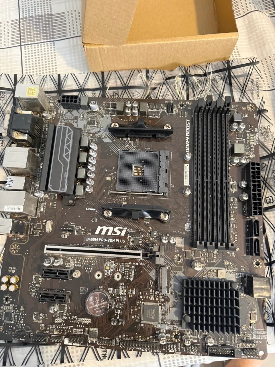 Placa mãe MSI B450m pro-vhd plus