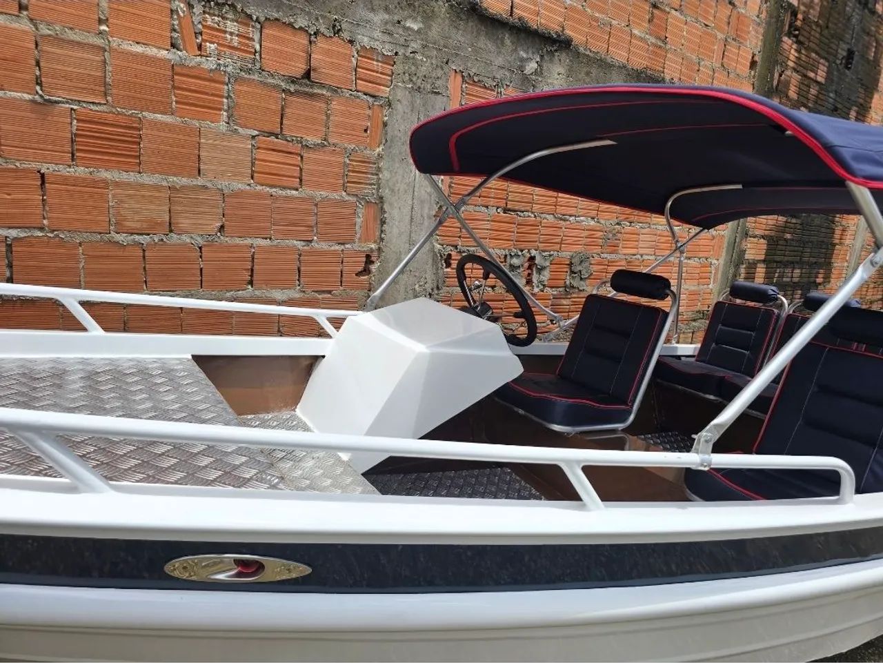 Lancha super esportiva excelente barco - Foto 2