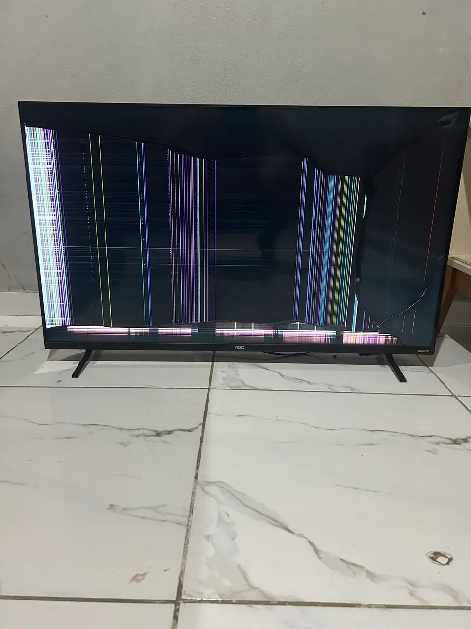 Televisão Aoc Roku 43 Polegadas com Defeito