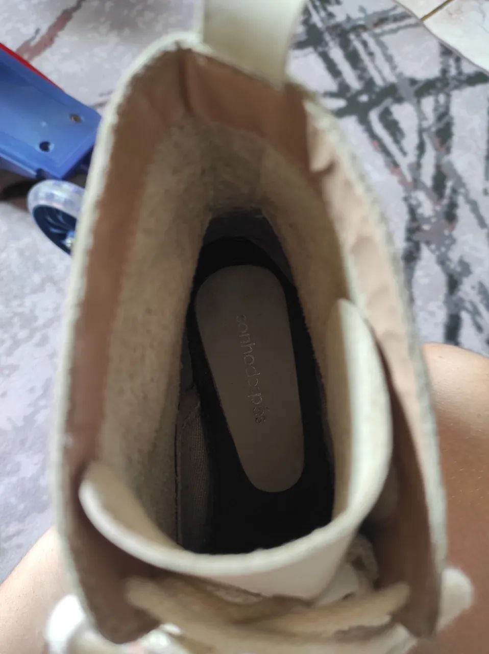 Bota coturno sonho dos pés n:35 forma grande  - Foto 4