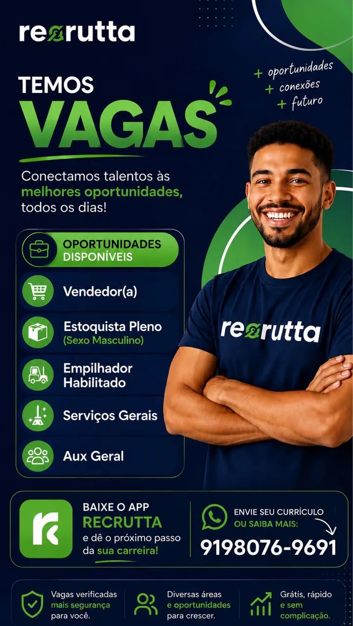 ESTAMOS CONTRATANDO! 