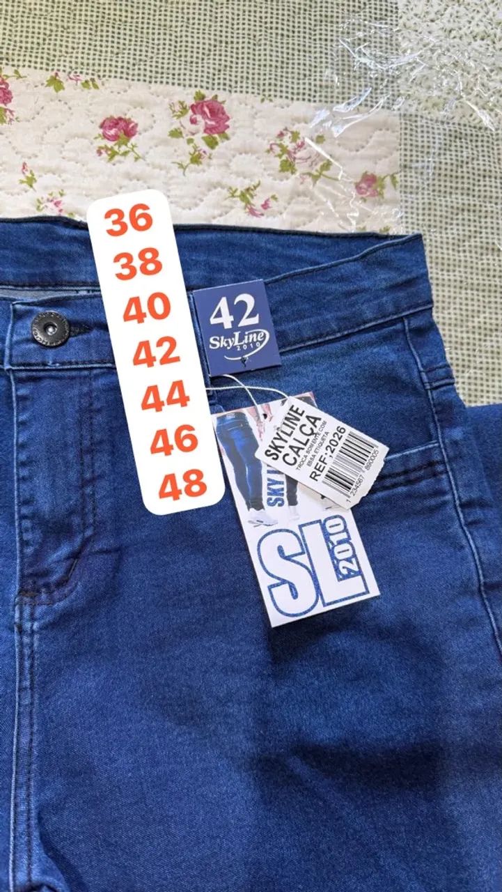 Calça jeans MASC com lycra - NOVA