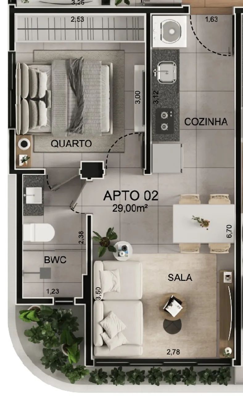 Vendo Flats Em Intermares com Apartamentos de 1 Quarto e Studios  - Foto 3