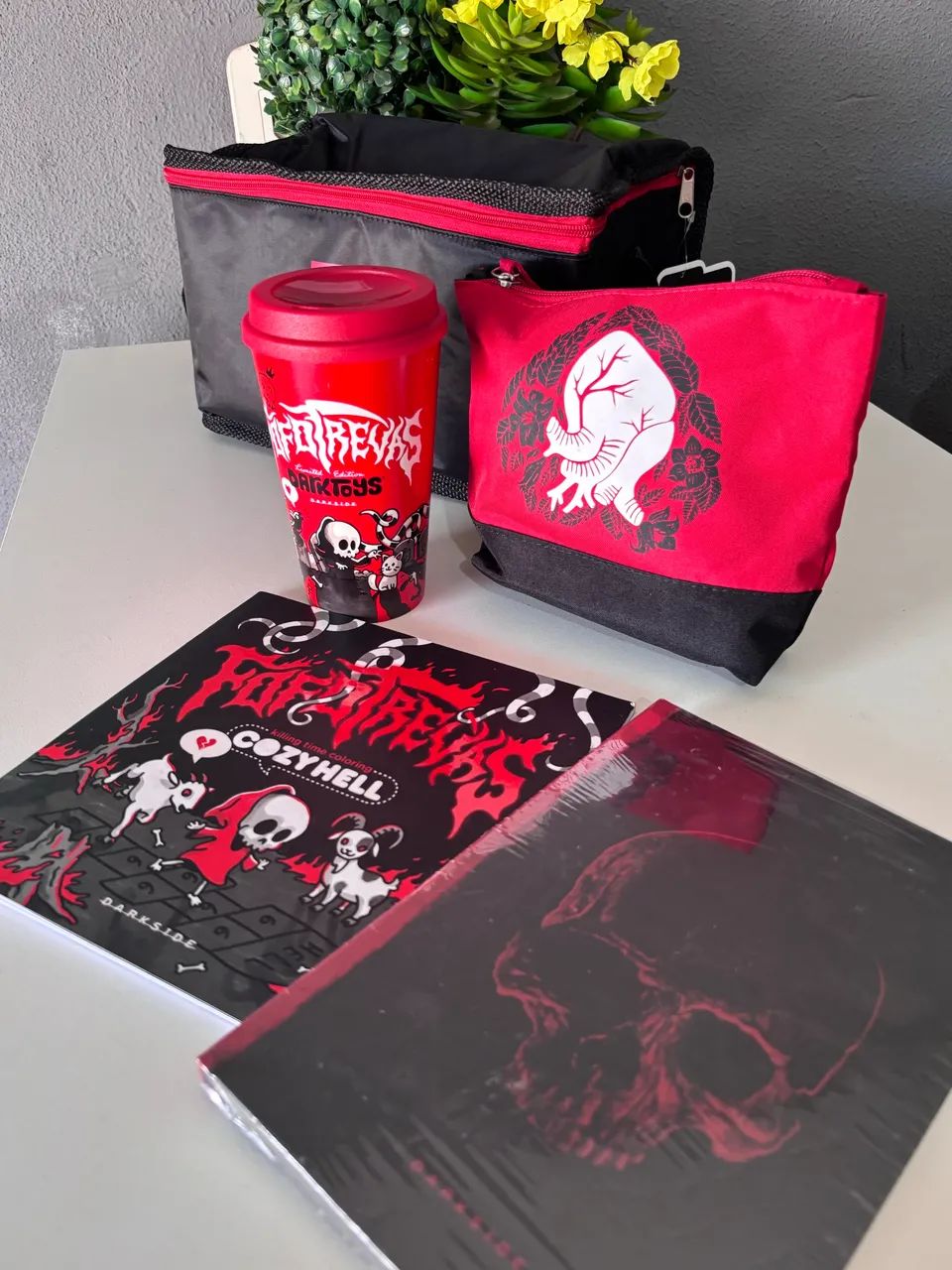 Lote de itens exclusivos da Darkside ( 5 itens) - Foto 2