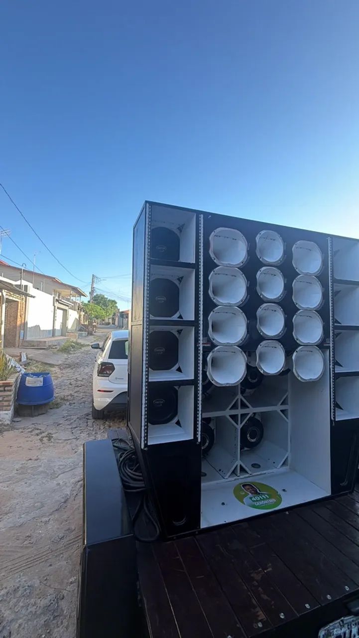 Paredão 4 graves 220W - Foto 3