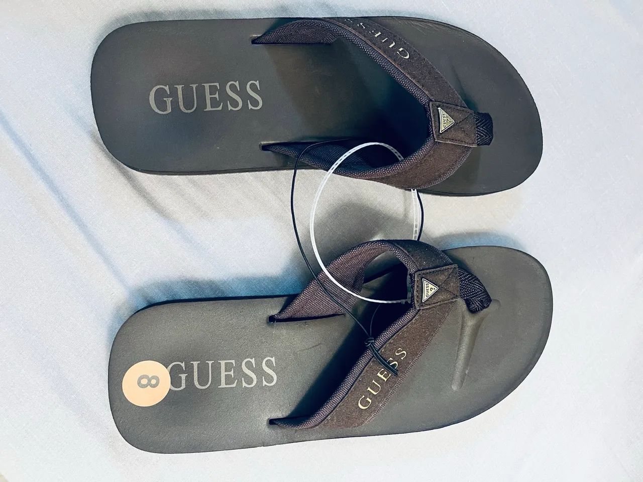 Chinelo Guess Couro Importado 