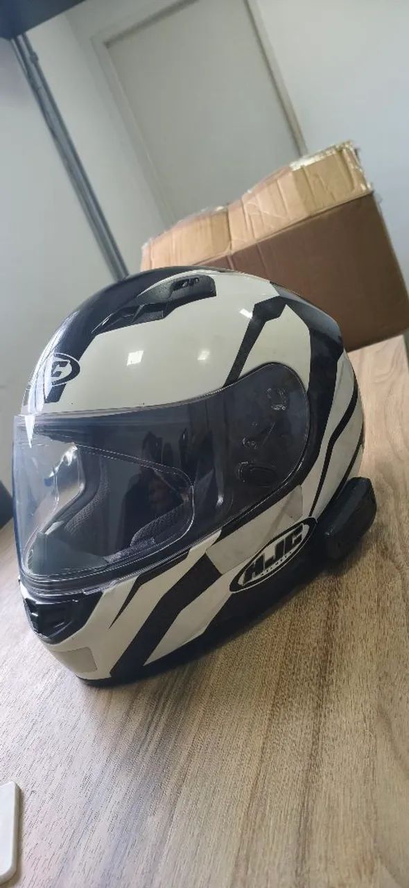 capacete HJC Tam 56 com cx e  capa 